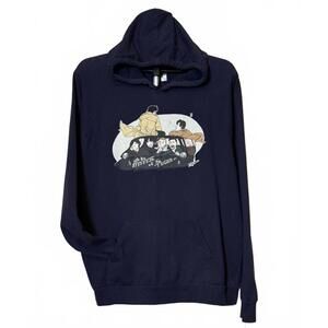 AMERICAN APPAREL SUPER WHO LOCK HOODIE UNISEX L SUPERNATURAL DR.WHO SHERLOCK